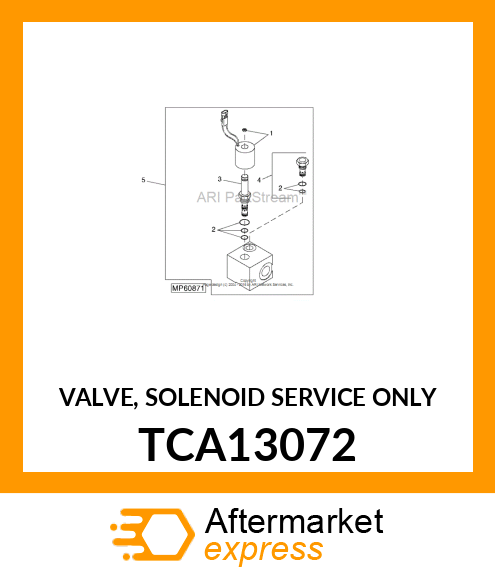 VALVE, SOLENOID (SERVICE ONLY) TCA13072