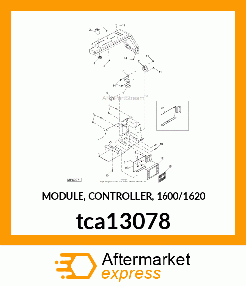 MODULE, CONTROLLER, 1600/1620 tca13078