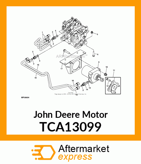 MOTOR, HYDRAULIC TCA13099