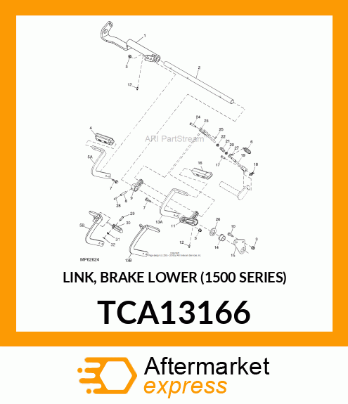 LINK, BRAKE LOWER (1500 SERIES) TCA13166