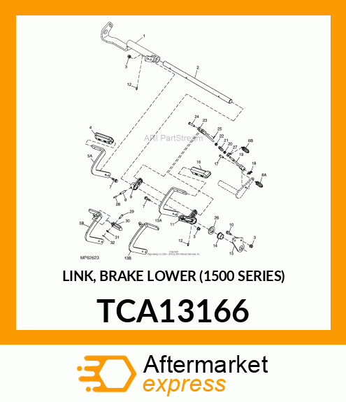 LINK, BRAKE LOWER (1500 SERIES) TCA13166