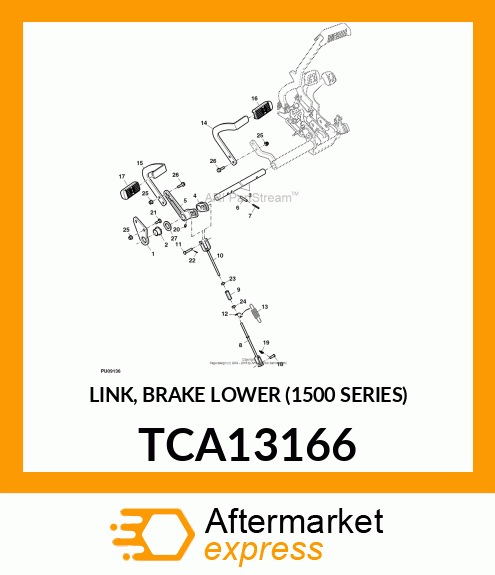 LINK, BRAKE LOWER (1500 SERIES) TCA13166