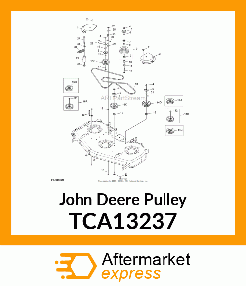 JACKSHEAVE, 54" ASSEMBLY TCA13237