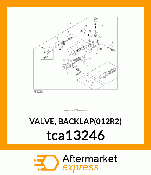 VALVE, BACKLAP(012R2) tca13246