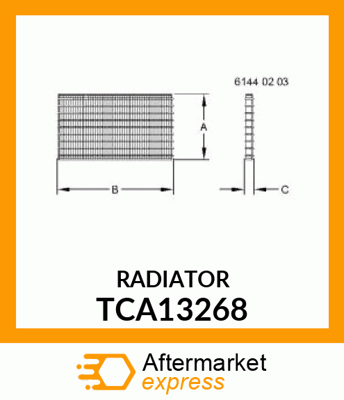 COOLER, OIL TCA13268