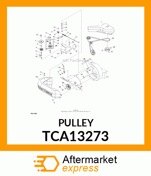 SHEAVE, UPPER WELDED TCA13273