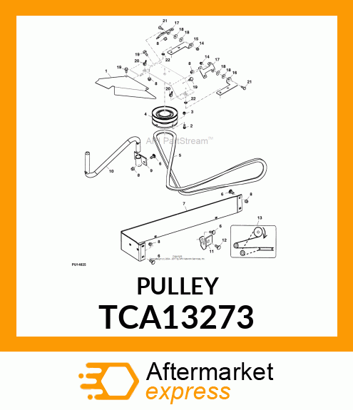 SHEAVE, UPPER WELDED TCA13273