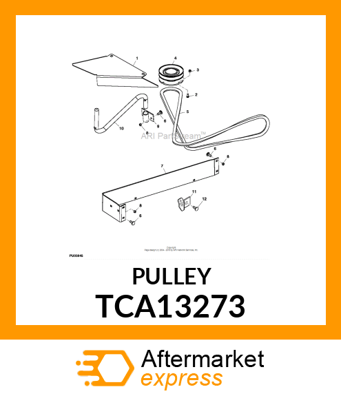 SHEAVE, UPPER WELDED TCA13273