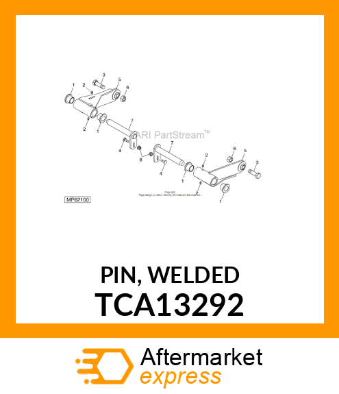 PIN, WELDED TCA13292