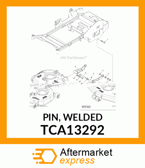 PIN, WELDED TCA13292