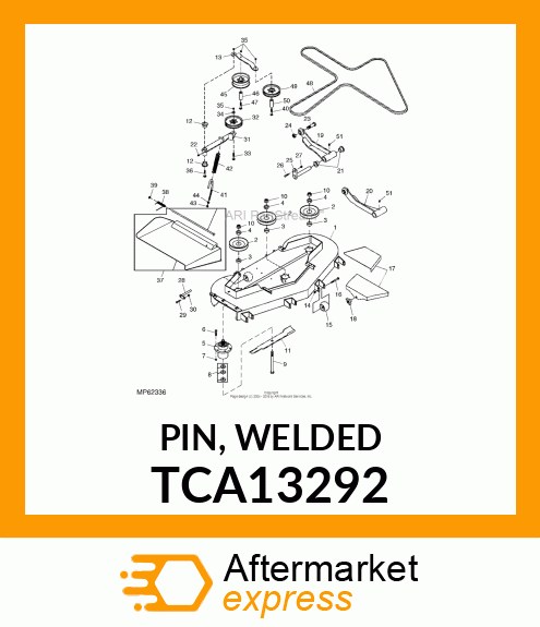 PIN, WELDED TCA13292