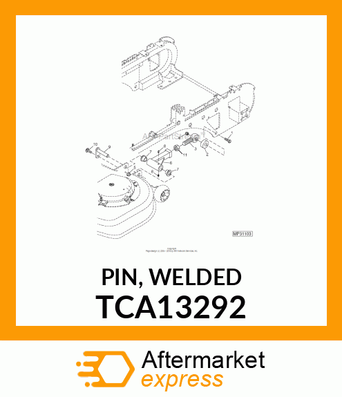 PIN, WELDED TCA13292