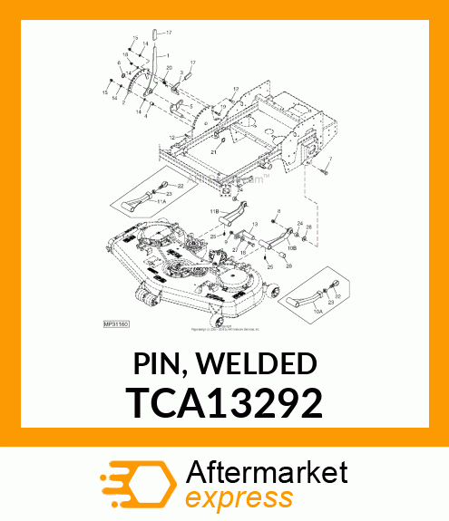 PIN, WELDED TCA13292