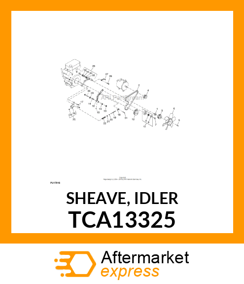 SHEAVE, IDLER TCA13325