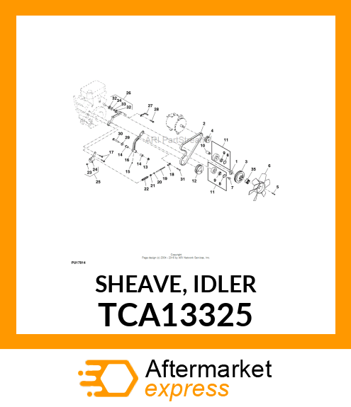 SHEAVE, IDLER TCA13325