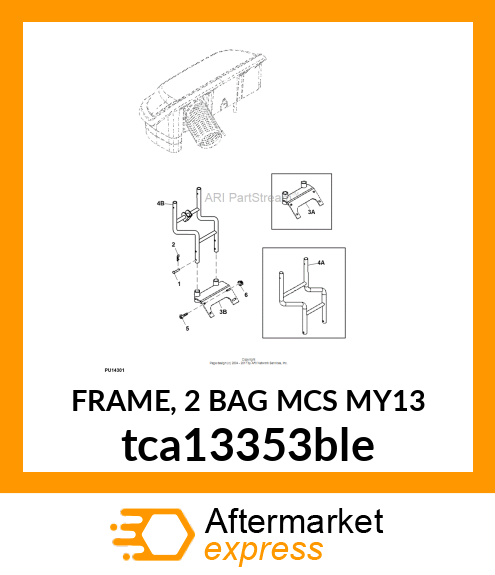 FRAME, 2 BAG MCS (MY13) tca13353ble