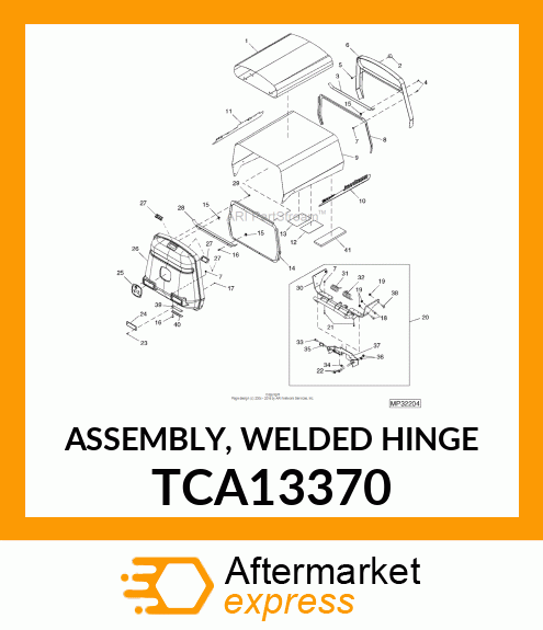 Hinge TCA13370