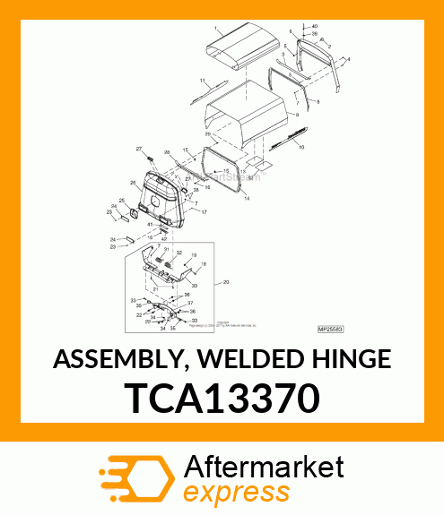 Hinge TCA13370