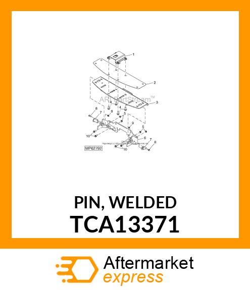 PIN, WELDED TCA13371