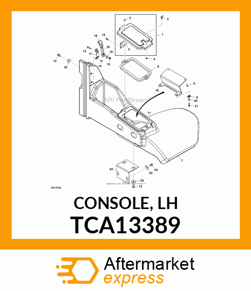 CONSOLE, LH TCA13389