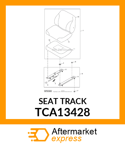 SEAT SLIDE KIT TCA13428