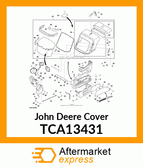 COVER ASM, GAUGE HOUSING TCA13431