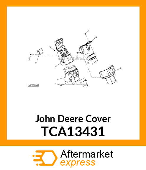 COVER ASM, GAUGE HOUSING TCA13431