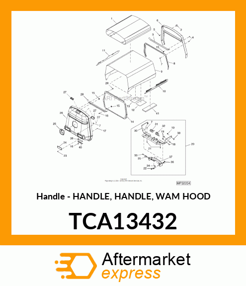 Handle TCA13432