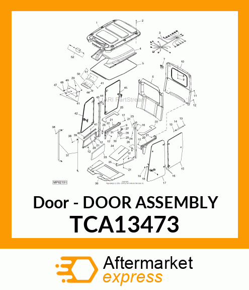 Door - DOOR ASSEMBLY TCA13473