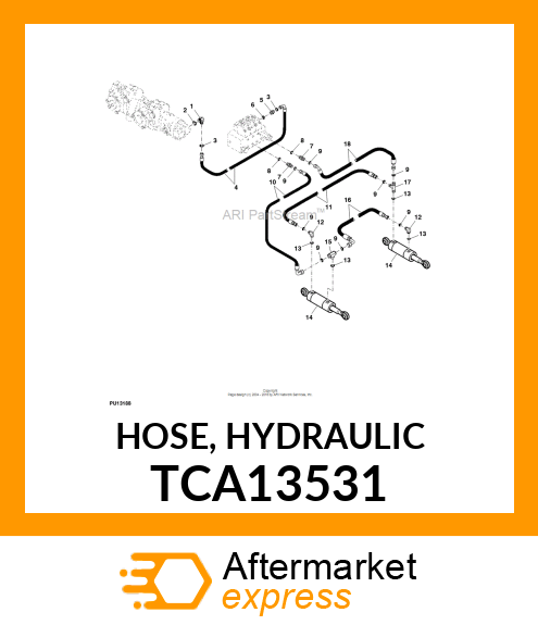 HOSE, HYDRAULIC TCA13531