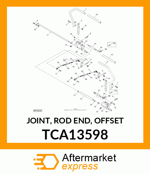 JOINT, ROD END, OFFSET TCA13598