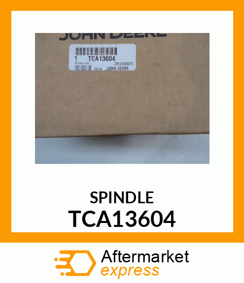 SPINDLE, COMMERCIAL SPINDLE ASSY W TCA13604