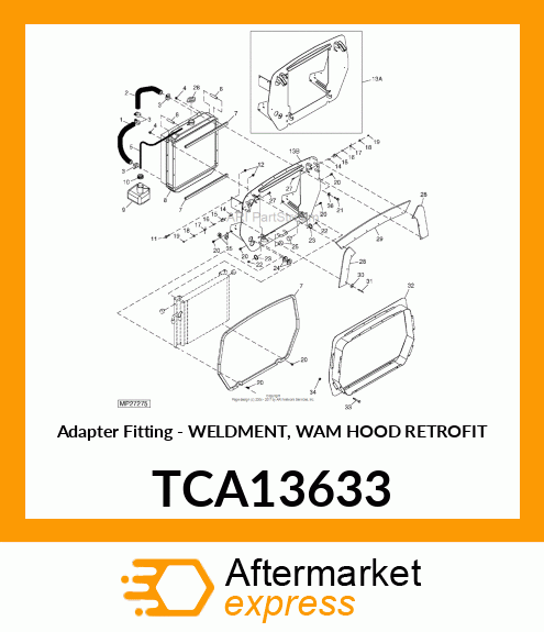 Adapter Fitting TCA13633