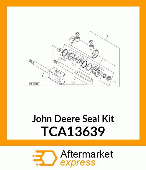 KIT, SEAL REPAIR FOR LIFT CYLINDERS TCA13639