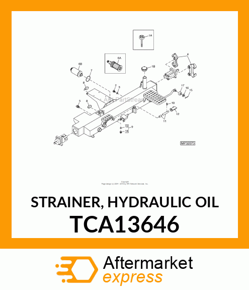 STRAINER, HYDRAULIC OIL TCA13646