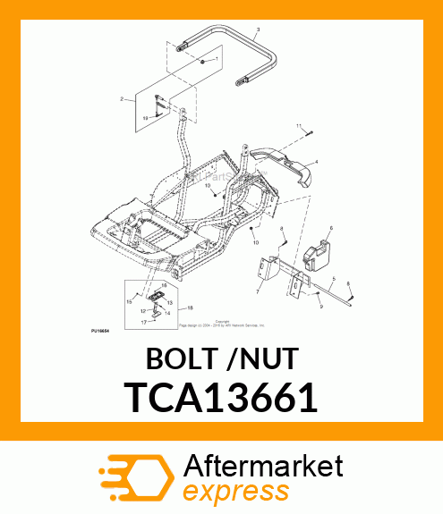 ASSEMBLY, ROPS HARDWARE SERVICE TCA13661