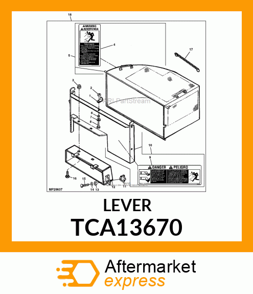 Lever TCA13670