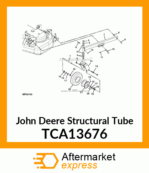 TUBE, GAGE WELDED TCA13676