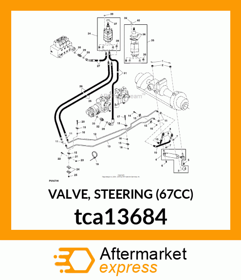 VALVE, STEERING (67CC) tca13684