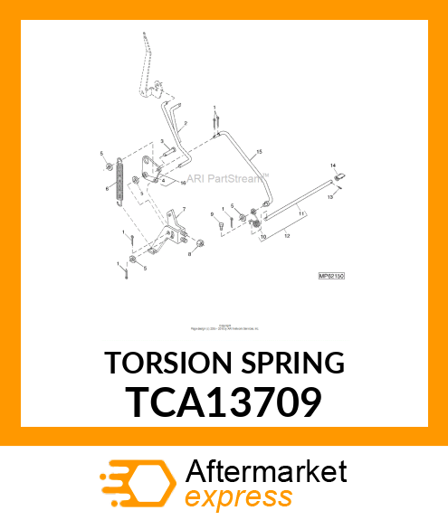 KIT, TORSION SPRING TCA13709