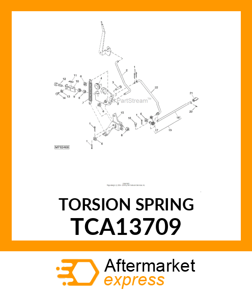 KIT, TORSION SPRING TCA13709