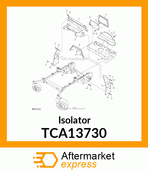 Isolator TCA13730