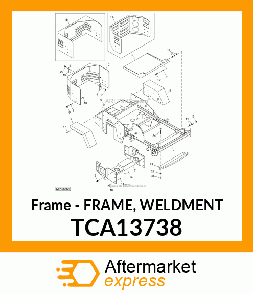 Frame TCA13738