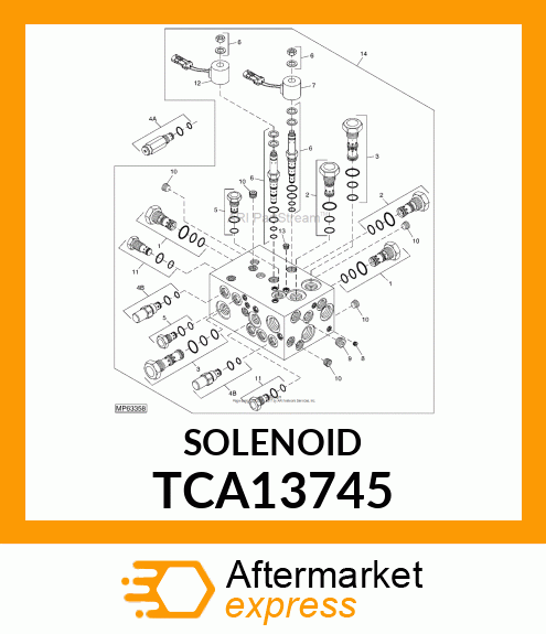 Solenoid Hydraulic Valve TCA13745