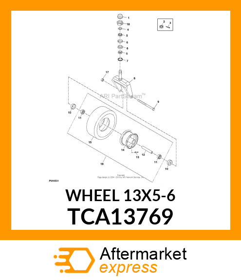 WHEEL/TIRE ASSEM TCA13769