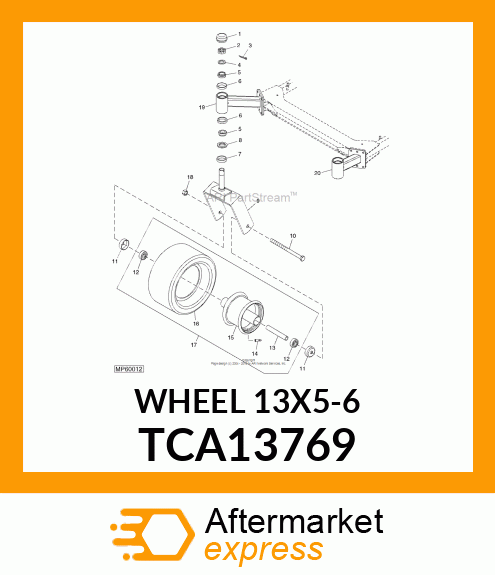 WHEEL/TIRE ASSEM TCA13769