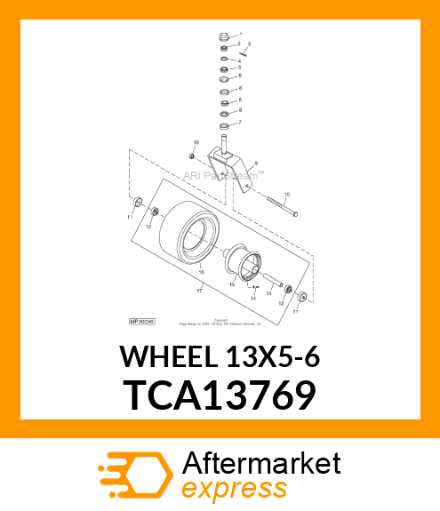 WHEEL/TIRE ASSEM TCA13769