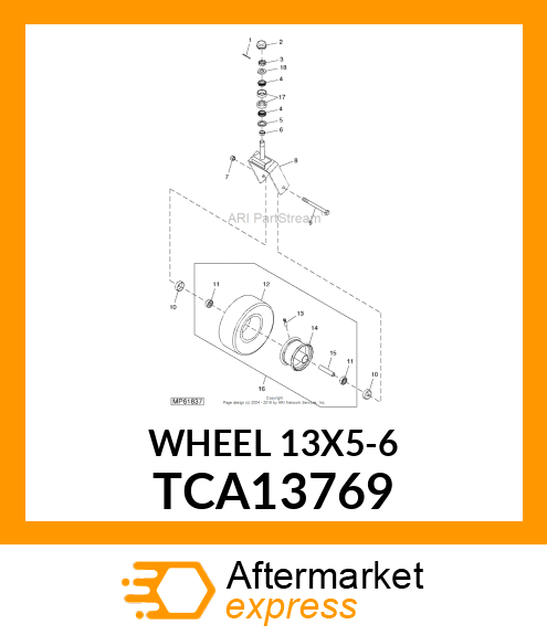 WHEEL/TIRE ASSEM TCA13769