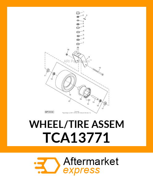 WHEEL/TIRE ASSEM TCA13771