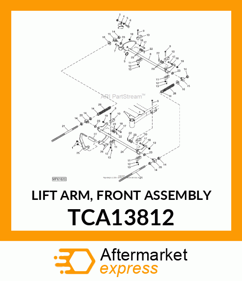 LIFT ARM, FRONT ASSEMBLY TCA13812